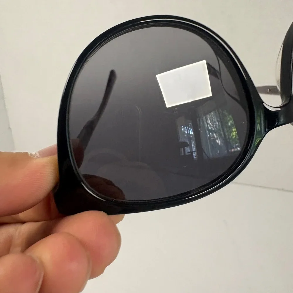 Kate Spade Erlyn Sunglasses Women 56mm Black Grey Gradient Round ERLYN/G/S BSC9O